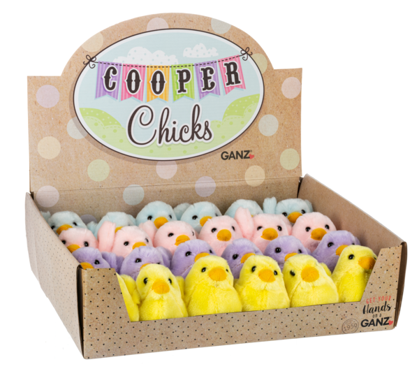 Cooper Squeeze Me Chirping Chick Toy – Assorted Colors - SOLD INDIVIDUALLY