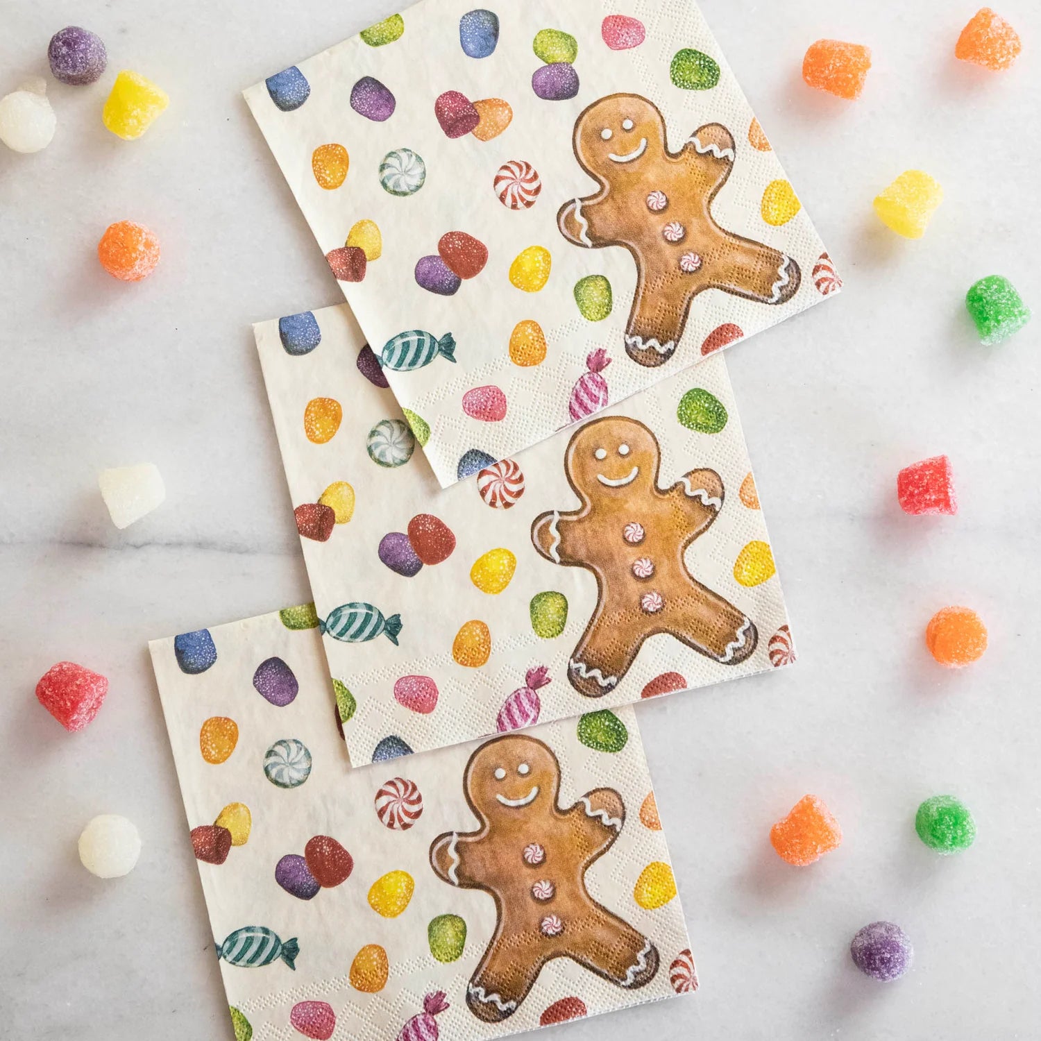 Hester & Cook Beverage Napkin – Gingerbread – 20pk