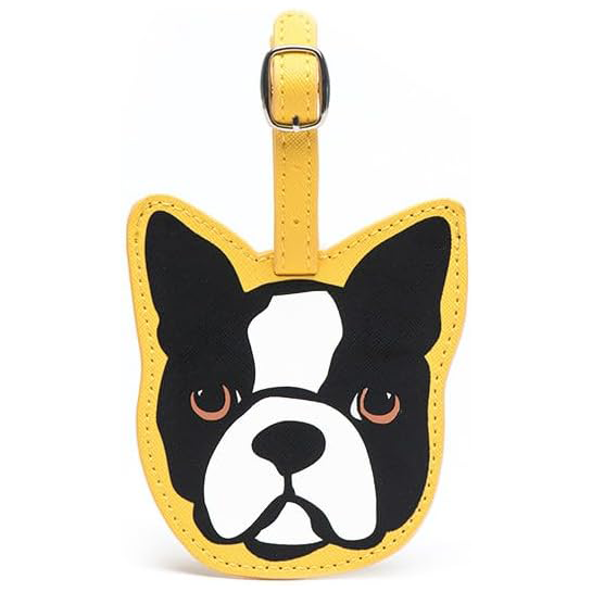 Luggage Tag by Marc Tetro – Boston Terrier