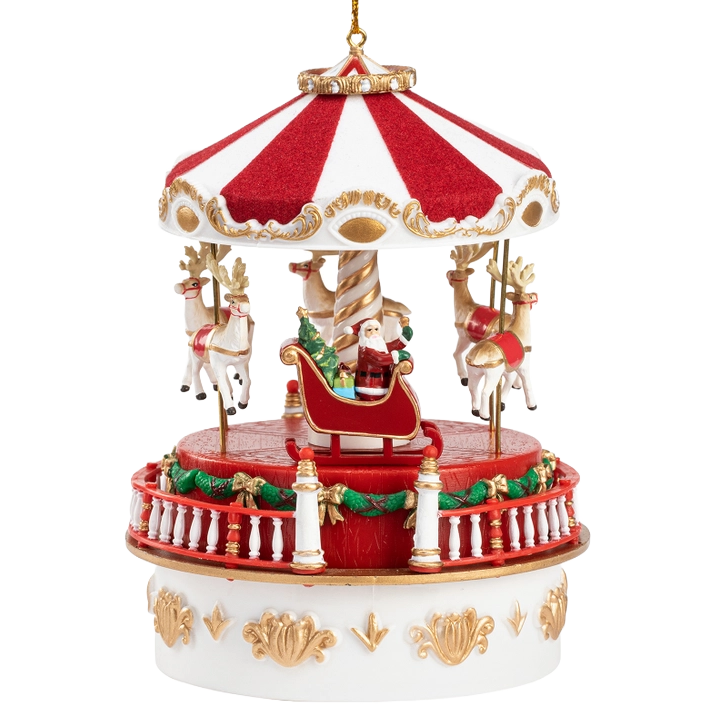 Mr. Christmas Mini Carnival Music Box – Carousel – 5.5 "