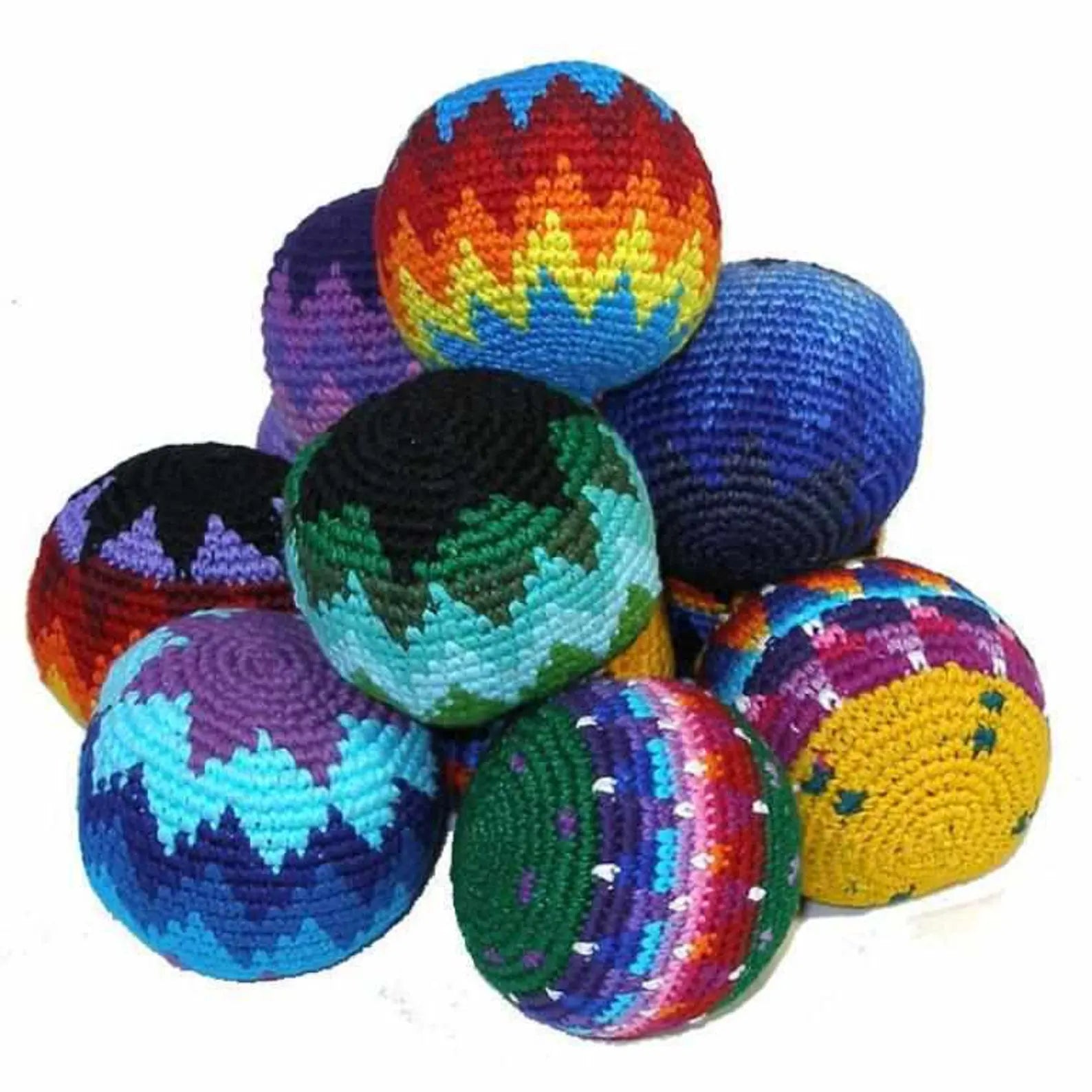 Hacky Sacks Crocheted Footbags Assorted Styles - Each Sold Separately