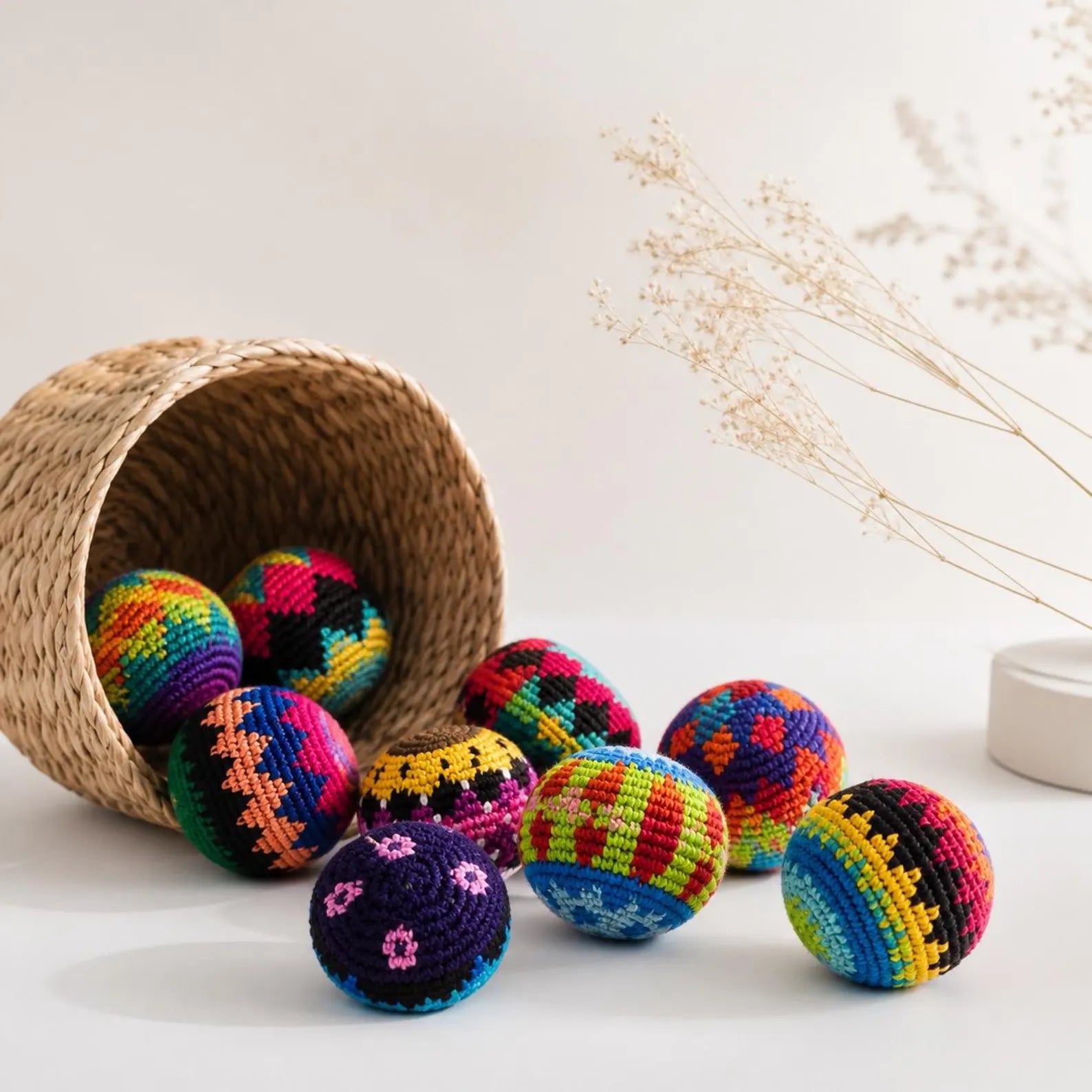 Hacky Sacks Crocheted Footbags Assorted Styles - Each Sold Separately