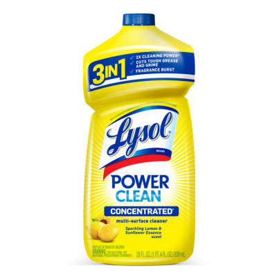 Lysol Multi-Surface Cleaner Concentrate | Sparkling Lemon & Sunflower Scent – 28 oz.