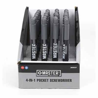 Master Mechanic 4-In-1 Pocket Screwdriver