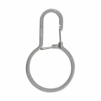 DualPass Dual Chamber Key Ring With Carabiner Clip