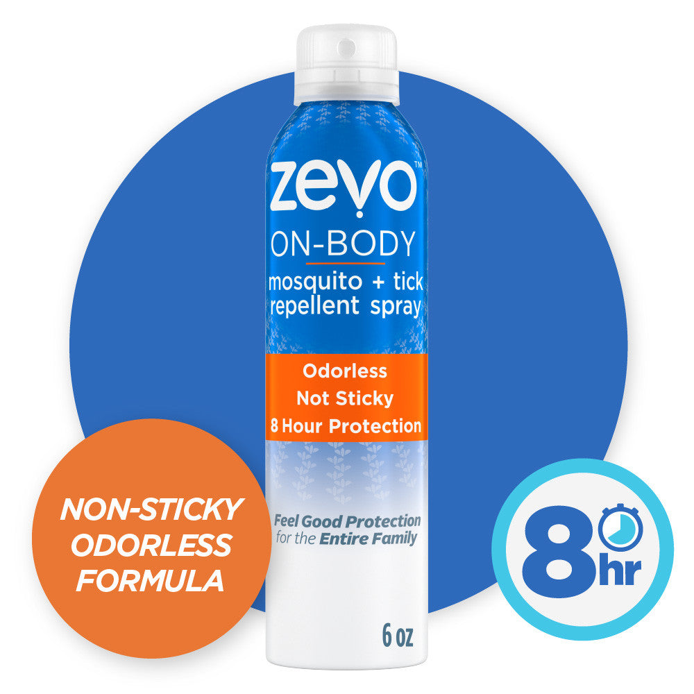 Zevo On-Body Mosquito and Tick Repellent Aerosol Spray – 6 oz