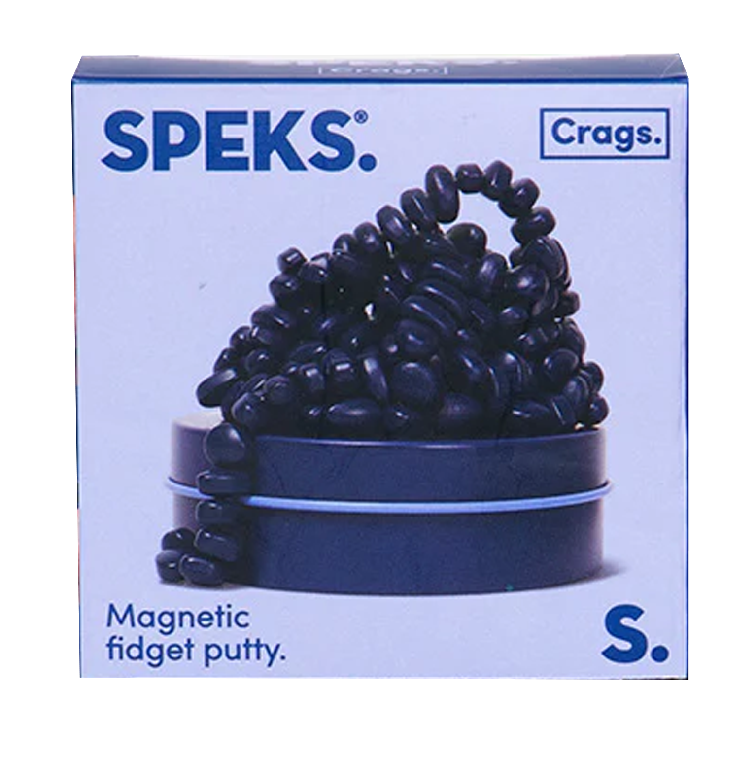 Speks – Mini Crags Magnetic Fidget Putty – Blue Tin – Indigo