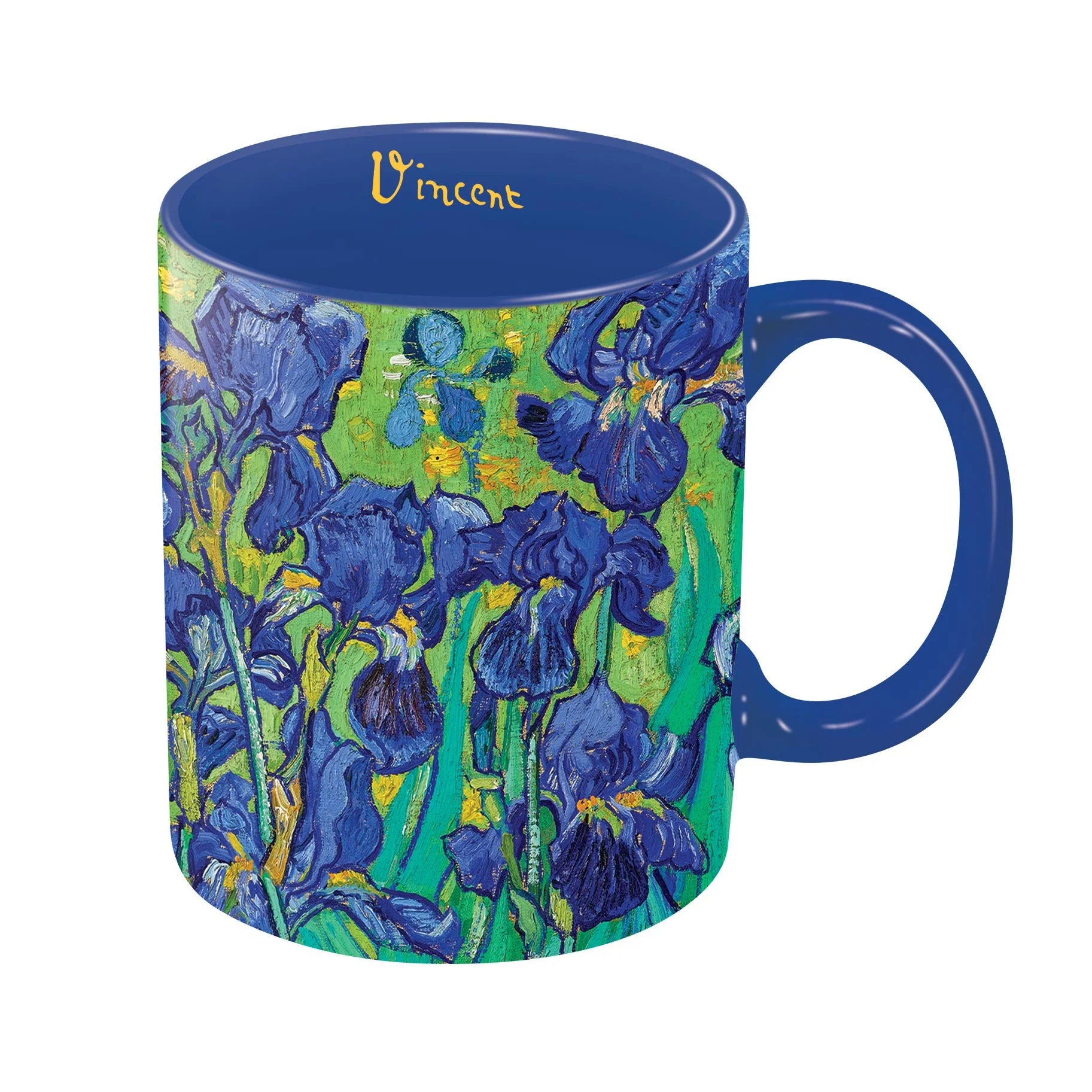 Porcelain Fine Art Coffee & Tea Mug – Van Gogh Irises – 11oz.