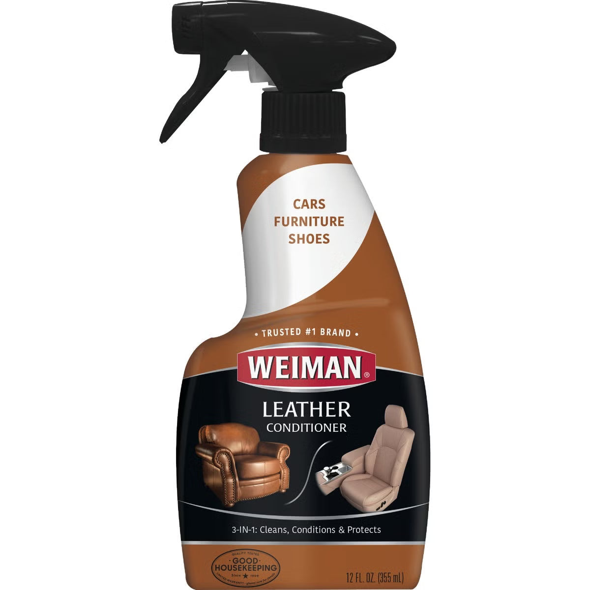 Weiman Trigger Spray Leather Care Cleaner & Polish – 12 Oz.