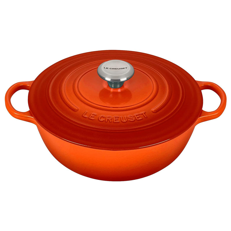 Le Creuset 3.5-Quart Signature Cast Iron Round Dutch Oven - Flame