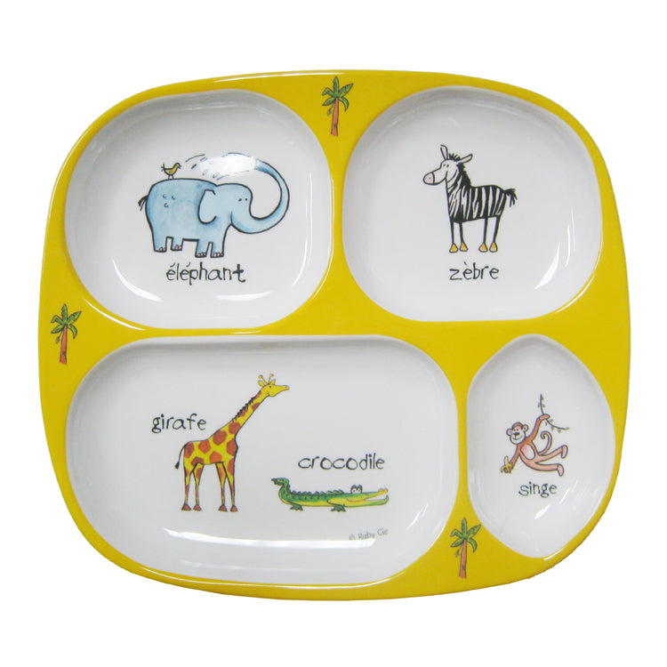 Baby Cie Melamine Plate for Kids – Jungle