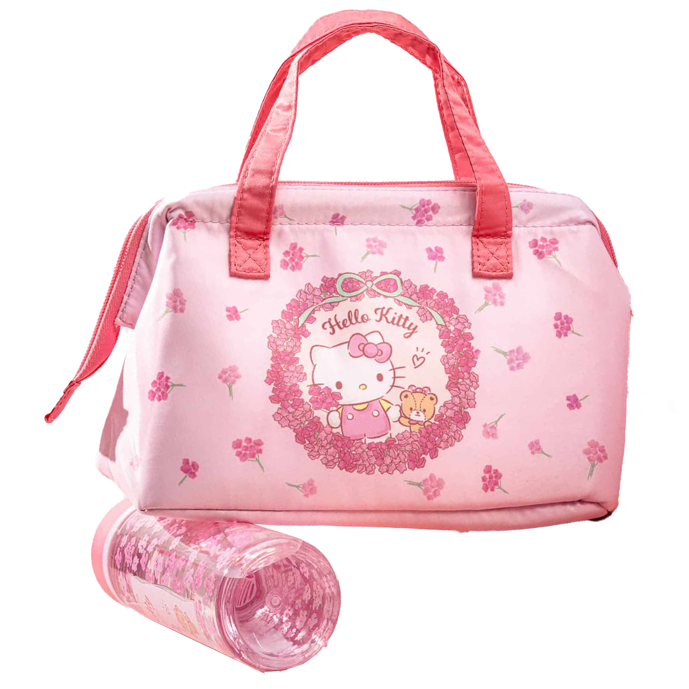 Insulated Lunch Tote Bag – Hello Kitty Floral Wreath
