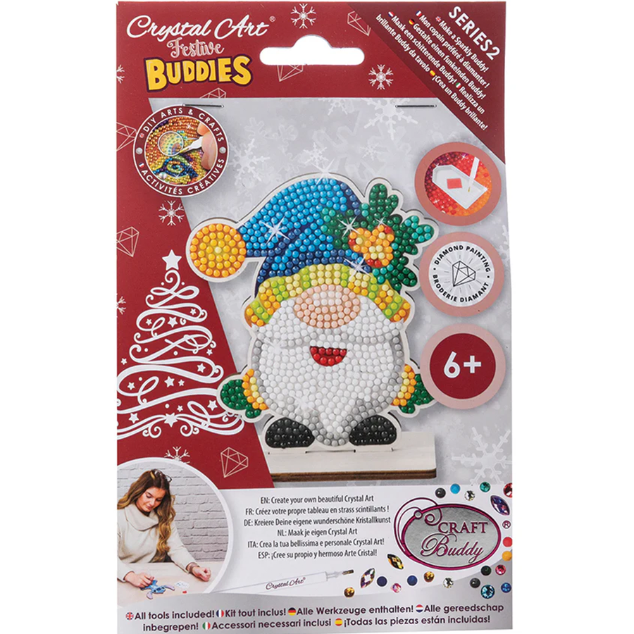 Chrystal Art Craft Kit – Festive Buddies – Knome