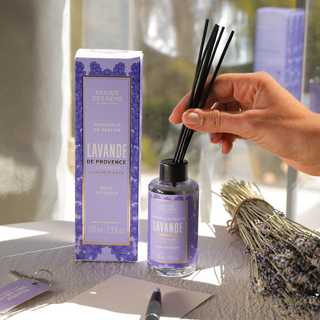 Panier Des Sens Reed Diffuser – Iconic Lavender - 3.4 oz.