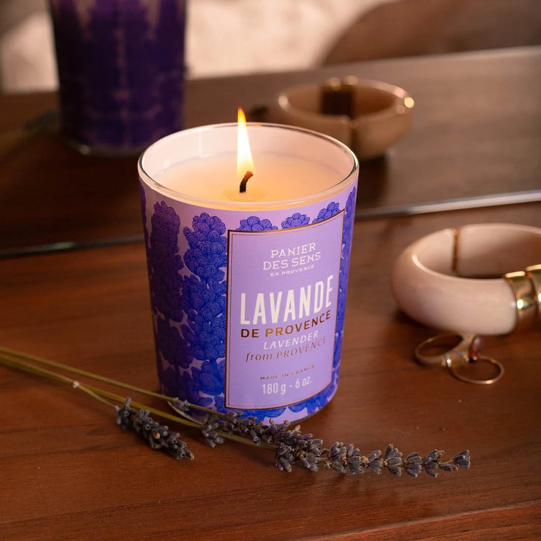 Panier Des Sens Candle Relaxing Fragrance – Iconic Lavender - 6 oz.