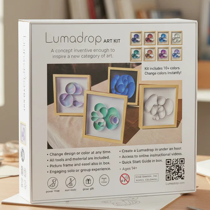 Kit de arte práctico Lumadrop para adultos y niños