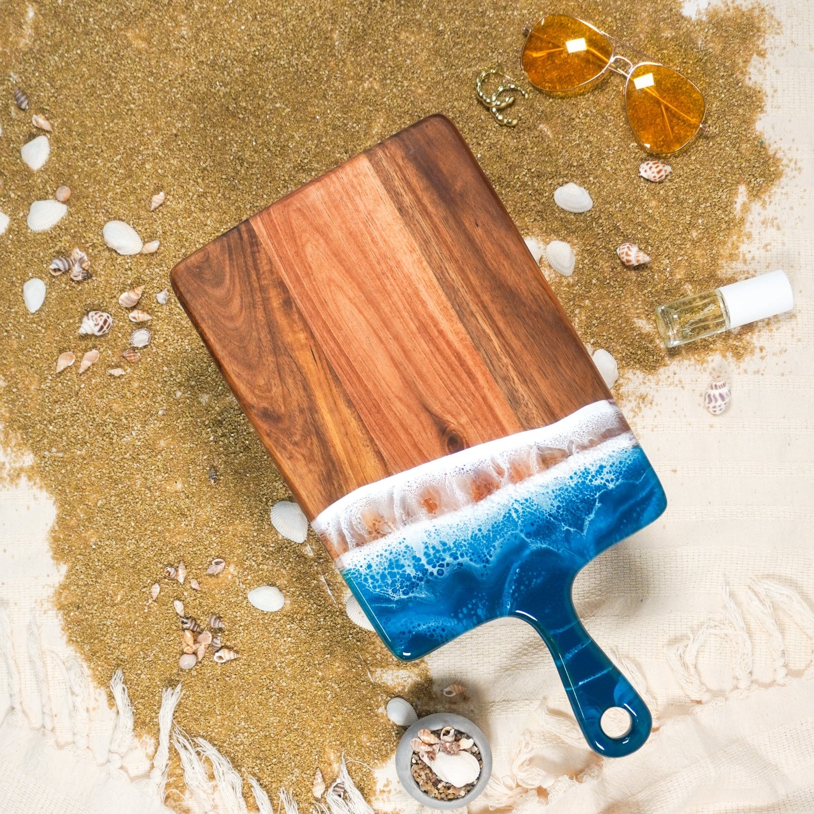 Medium Acacia Cheese Board – Ocean Vibes