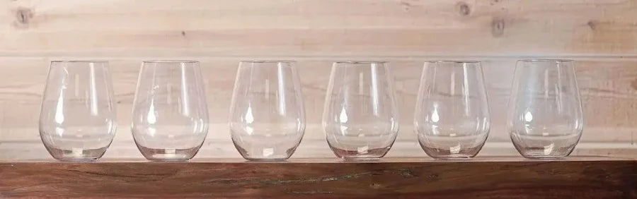 Merritt Tritan Clear Plastic Stemless Wine Glass – 19oz