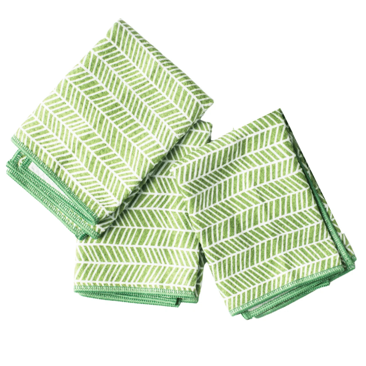 Once Again Anywhere Mighty Mini Towel - 13" – Green – Set of 3