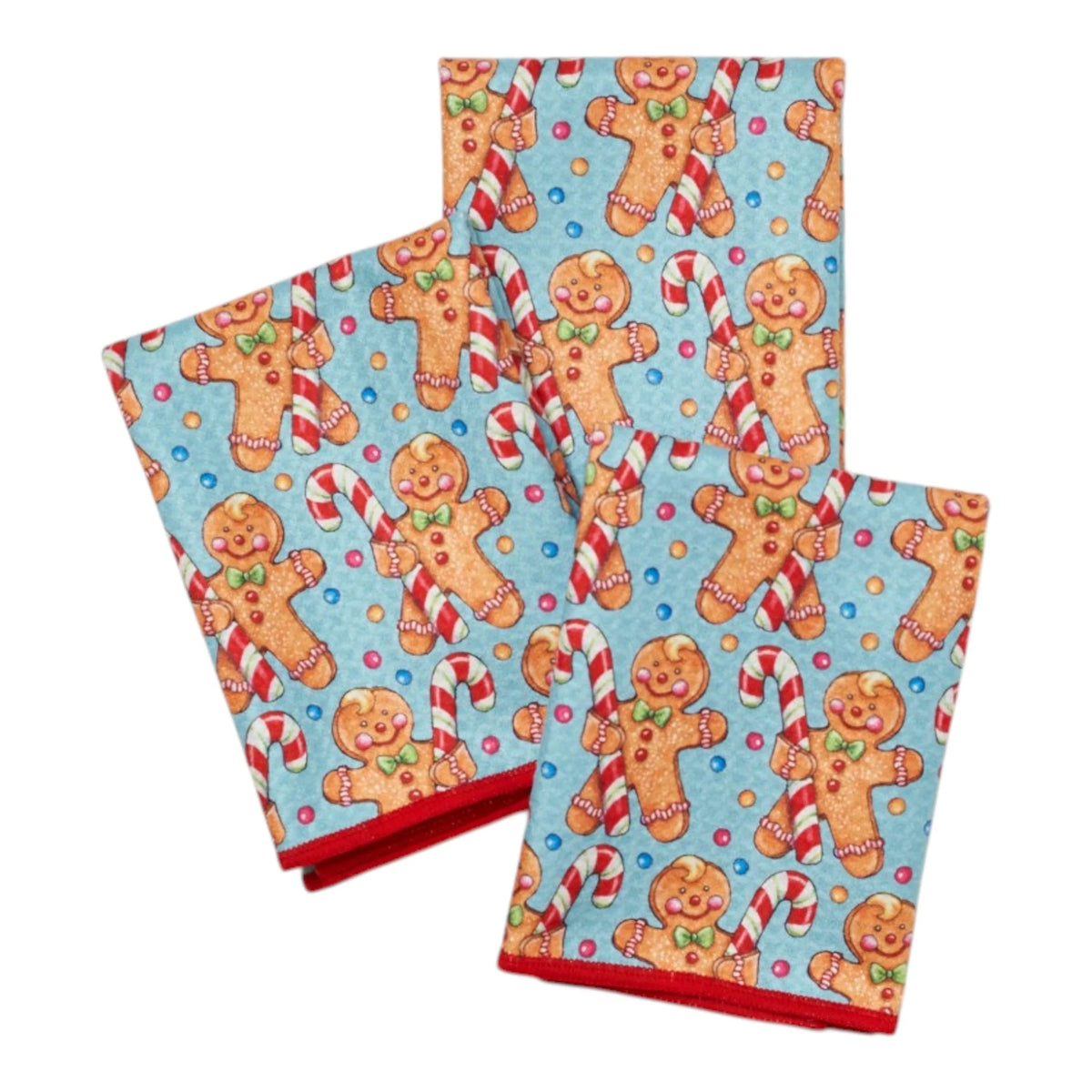 Once Again Anywhere Mighty Mini Reversible Towel - 13" – Gingerbread – Set of 3