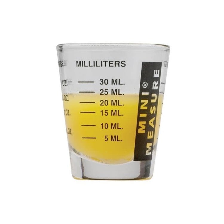 Measuring Shot Glass - Mini Measure -  Custom