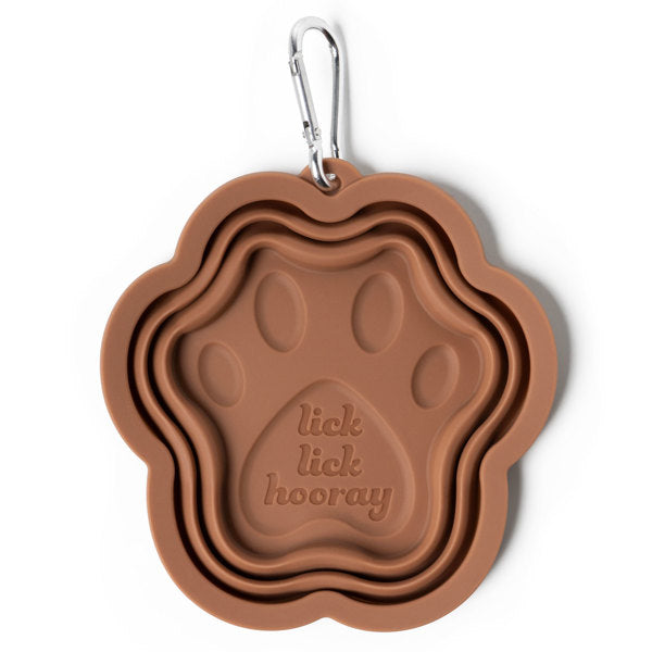 Modern Monkey sWAG Collapsible Doggie Dish – Assorted Styles – Each Sold Separately