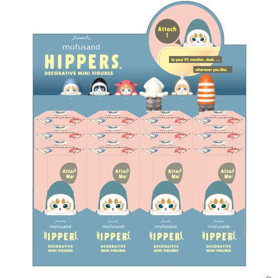Hippers盲盒自粘迷你收藏品 – 胖嘟嘟猫系列 – 款式随机 – 每件单独出售