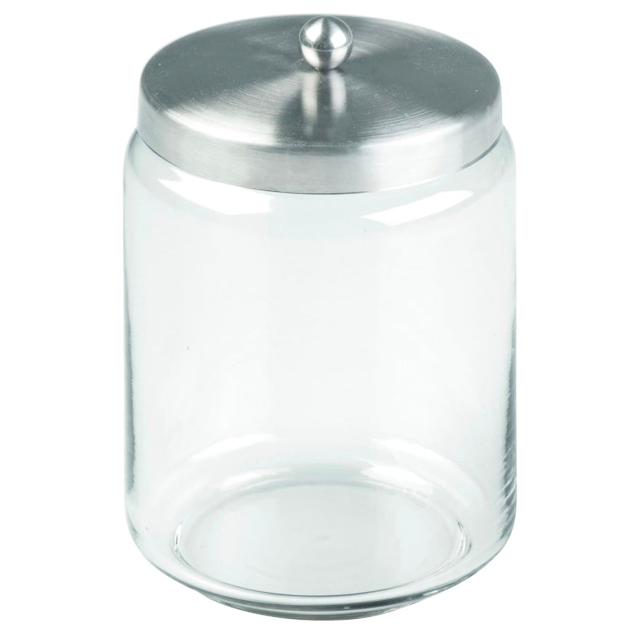 InterDesign Forma Glass Apothecary Jar – Large – Clear