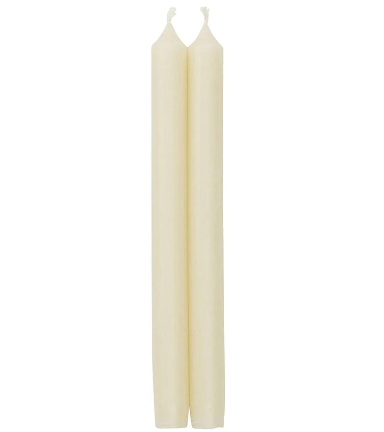 Caspari Tapered Candles in Ivory – 12 inch – 2pk