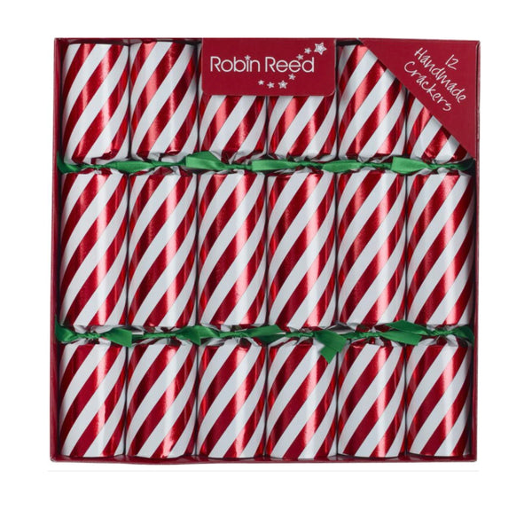 Robin Reed Party Stripe Christmas Party Crackers – 12 Pack