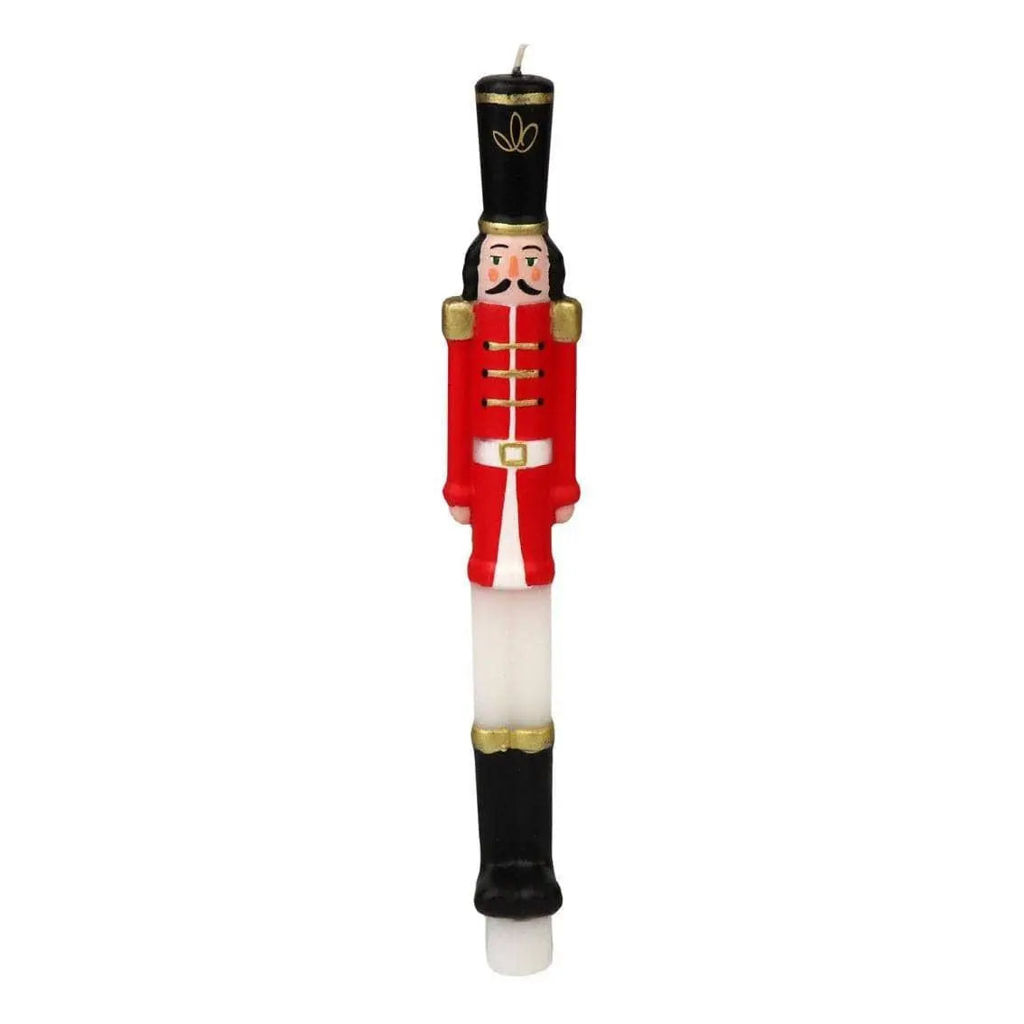 Nutcracker Soldier Christmas Dinner Candles - 10" – Pack of 2