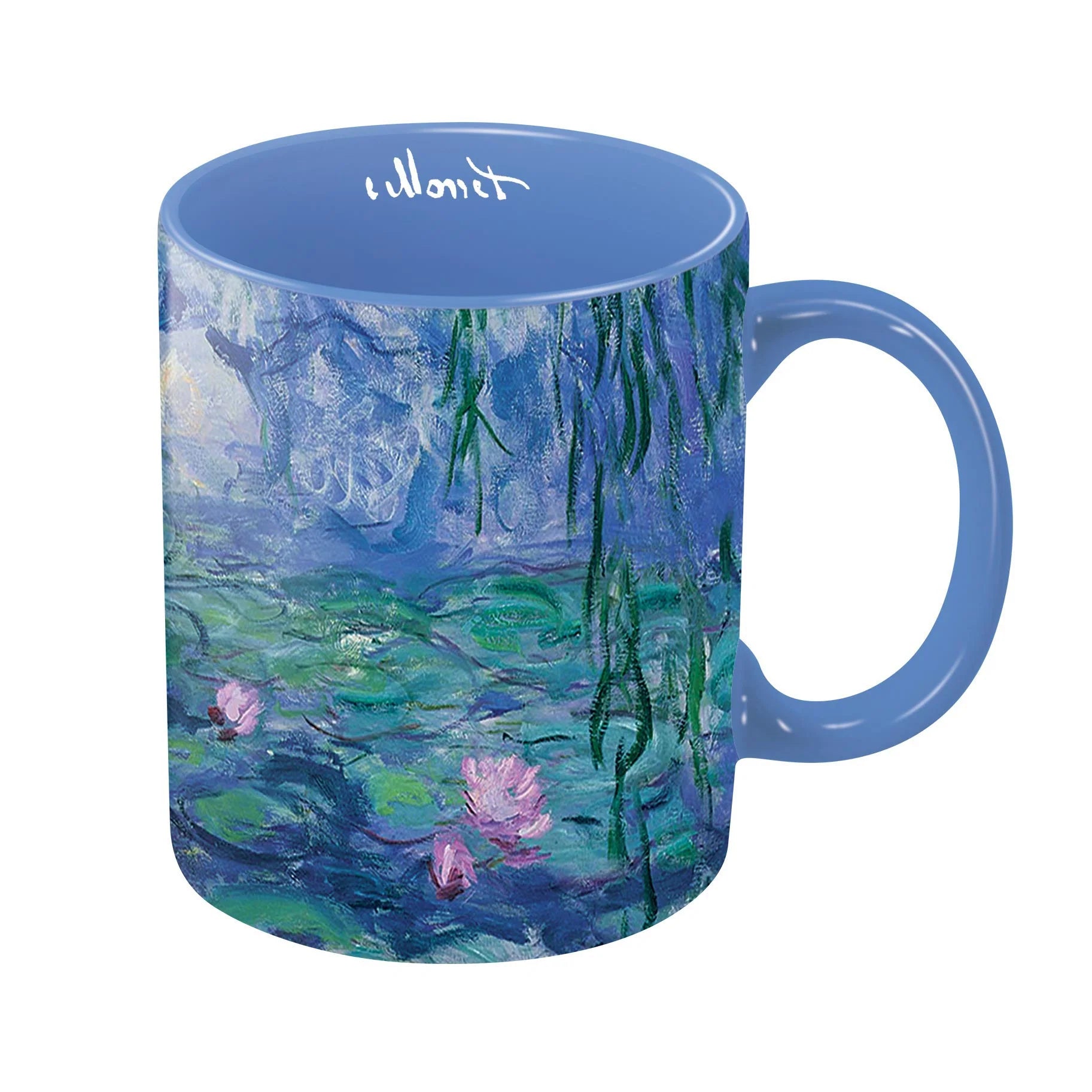 Porcelain Fine Art Coffee & Tea Mug – Monet Nympheass – 11oz.