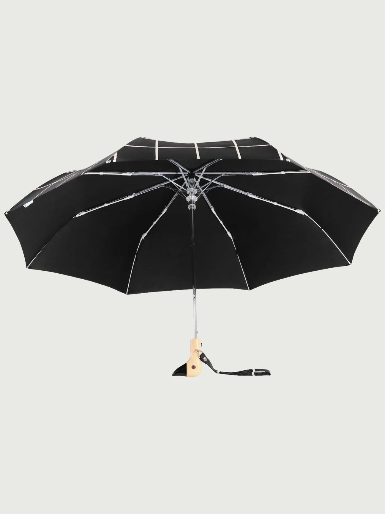 Original Duckhead Auto-Open Eco-Friendly Umbrella – Black Grid