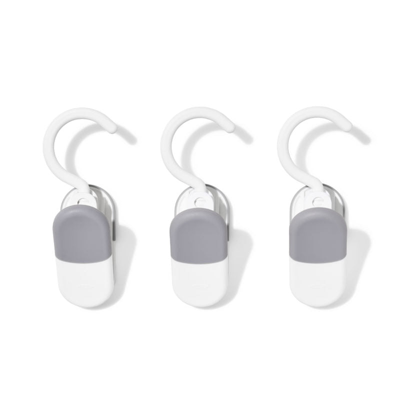 OXO Good Grips 3-Piece Clip Hanger Set – White