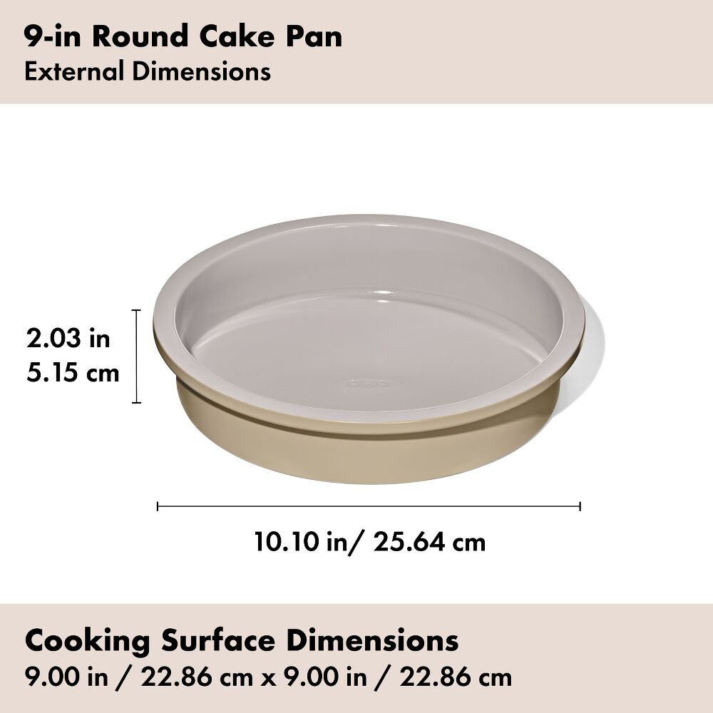 Oxo Non-Stick Pro Ceramic Coated Metal Bakeware – 9" Round