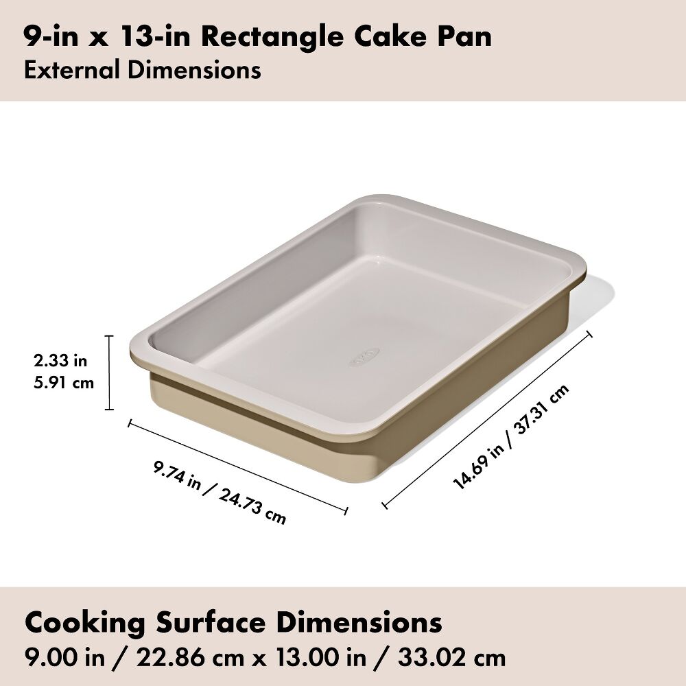 Oxo Non-Stick Pro Ceramic Coated Metal Bakeware –  9" x 13"