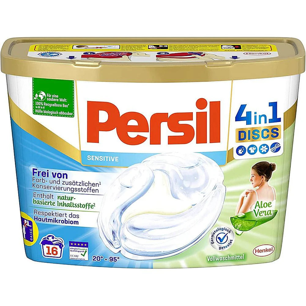 Persil Sensitive 4 in 1 Discs – 16 load – Imported from Germany