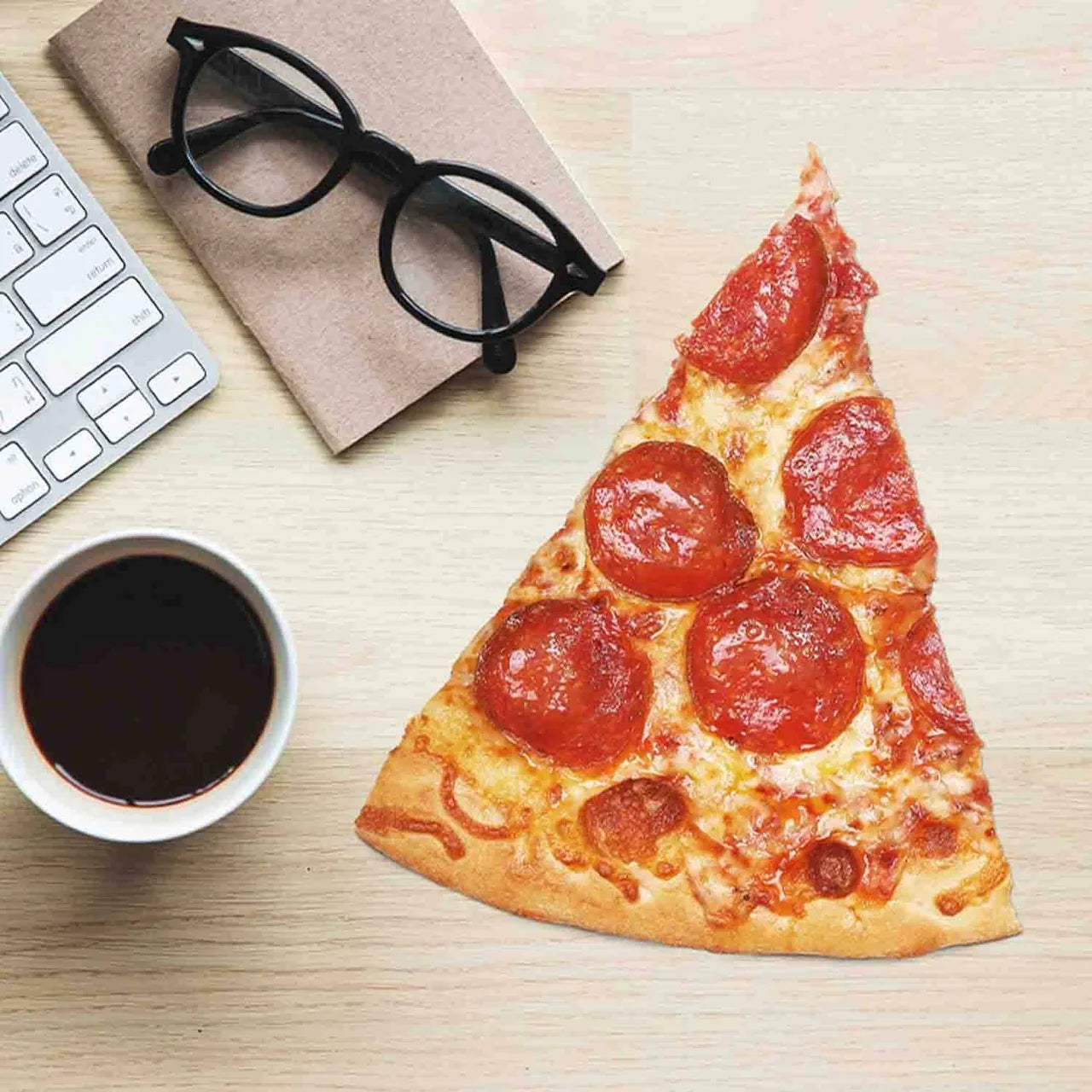 Pikkii Pepperoni Pizza Eyeglass Cleaning Cloth