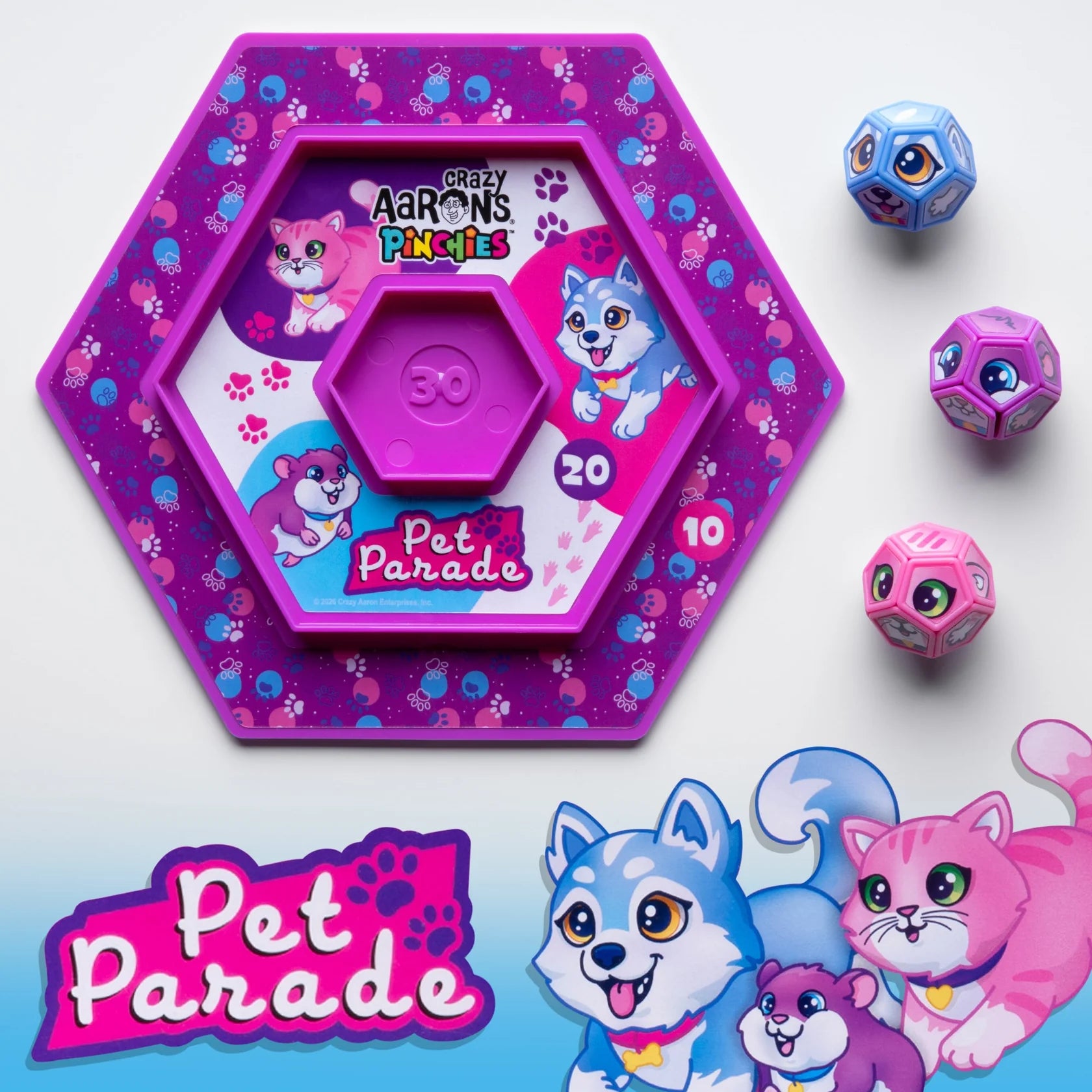 Crazy Aarons Pinchies –  Squeezable Fidget Friends – Pet Parade