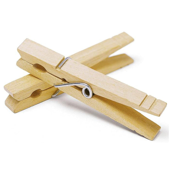 Wood Clothes Pins – Pack of 50