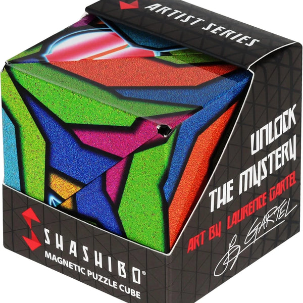 Shashibo Shape Shifting Fidget Cube with 36 Rare Earth Magnets