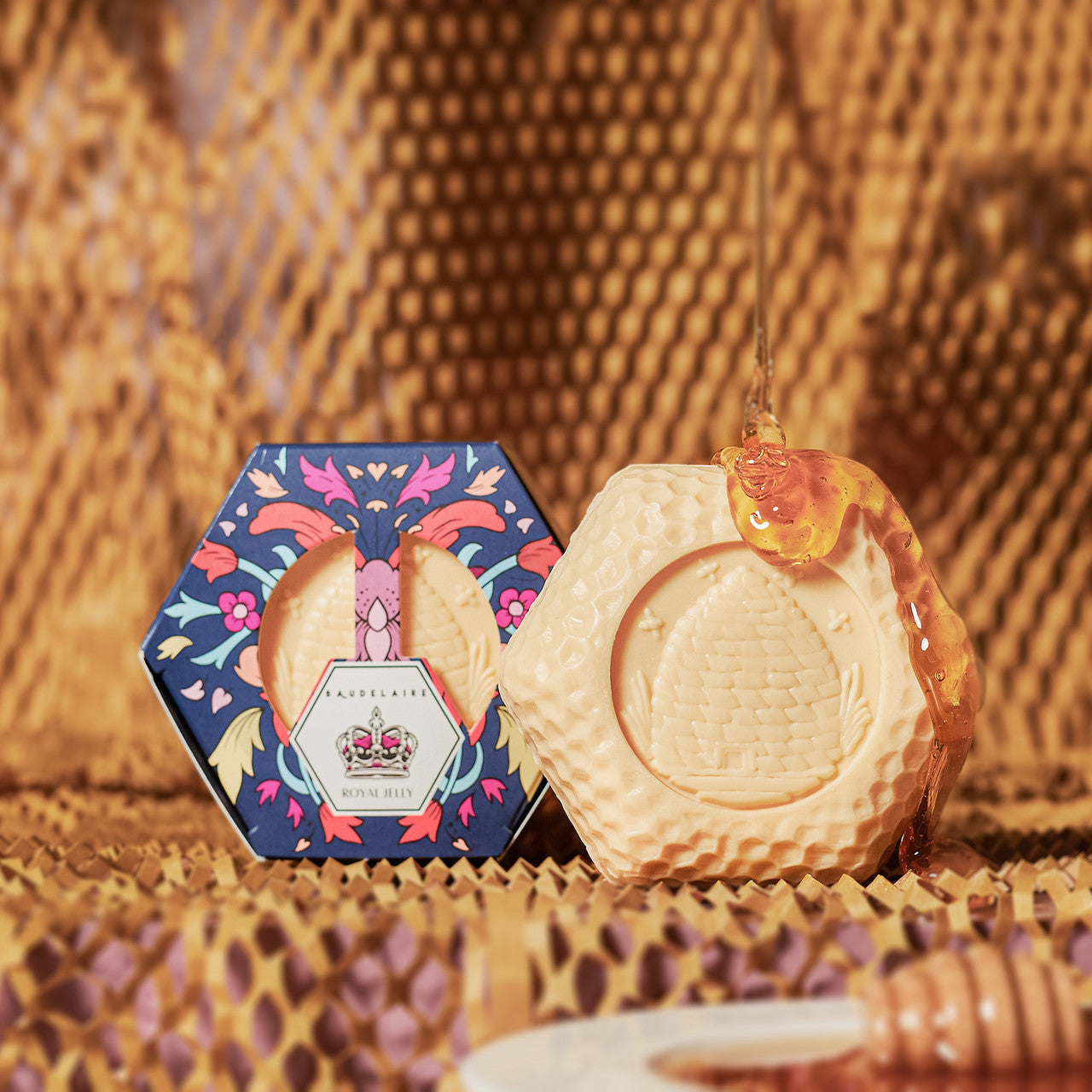 Baudelaire Royal Jelly Honey Bar Soap – 3.5oz