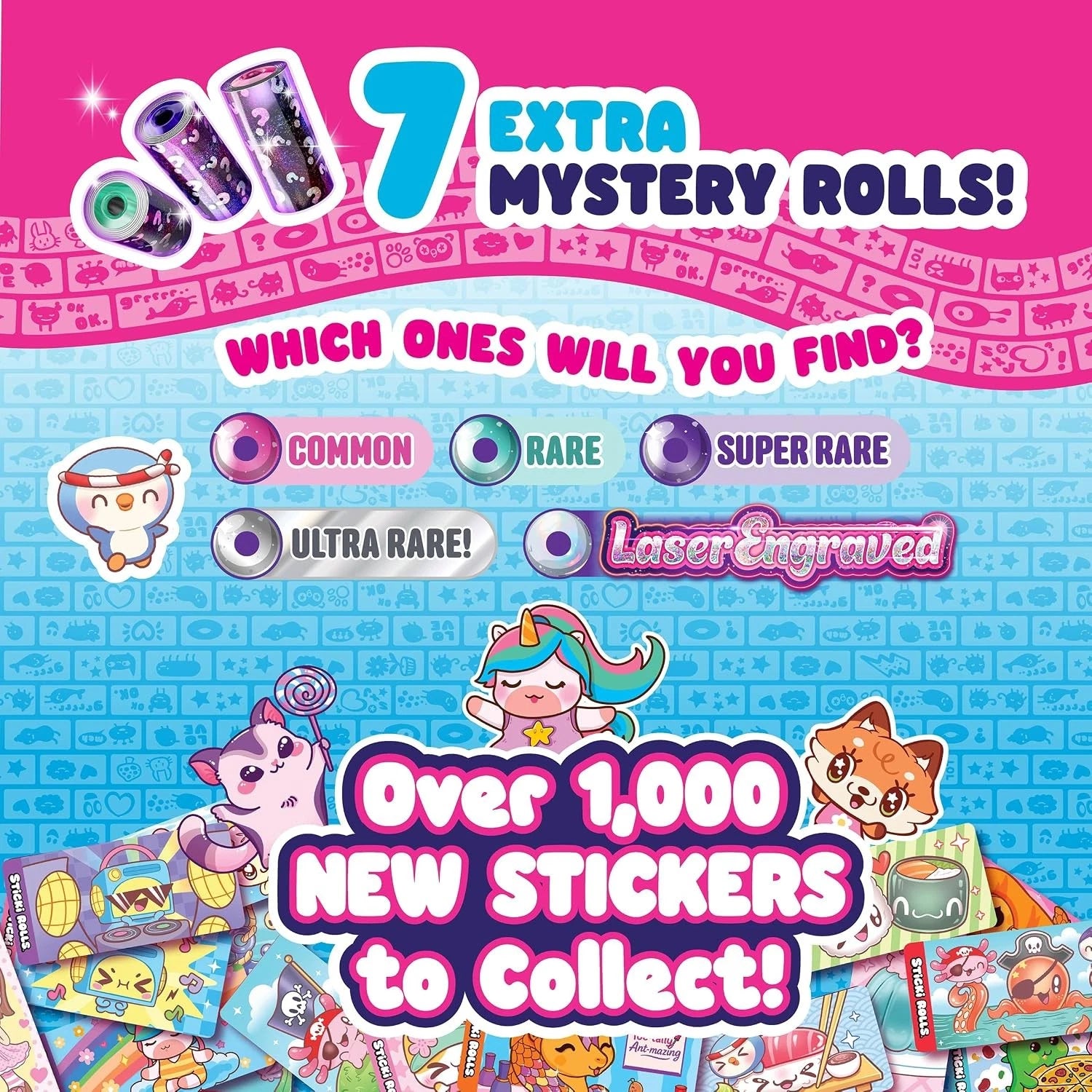 Sticki Rolls – Sticki Book Series 3 Wearable Shareable Sticker Bracelets
