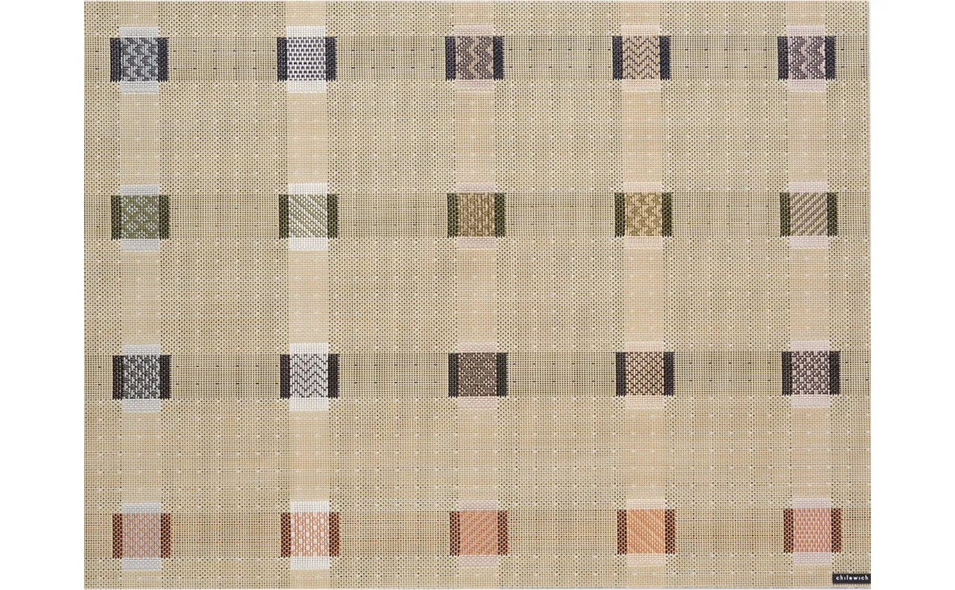 Chilewich Sampler Placemat – Wheat Rectangle