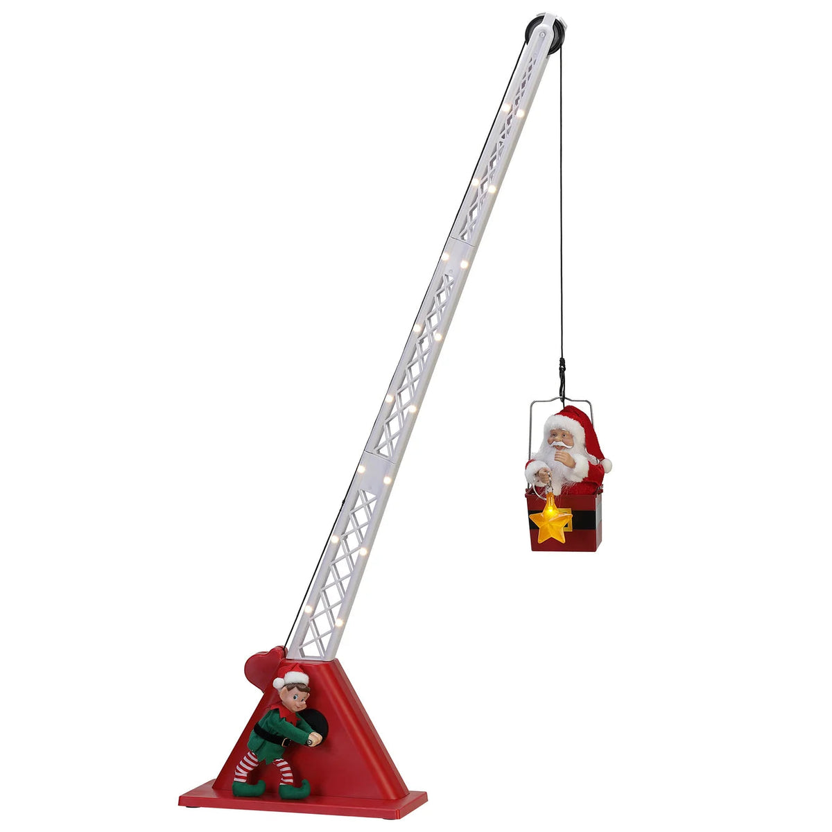 Mr. Christmas Animated Christmas Santa Crane – 44"