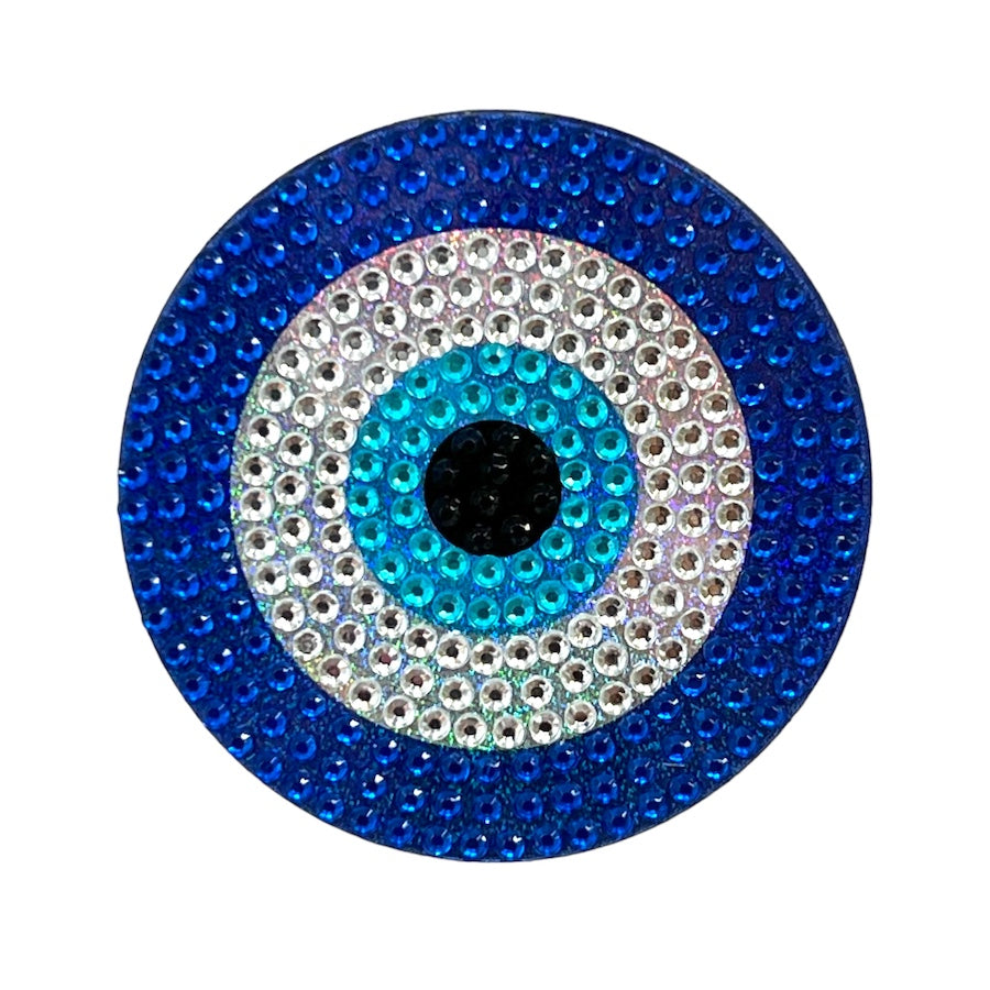 StickerBeans Evil Eye Sparkle Sticker – 2"