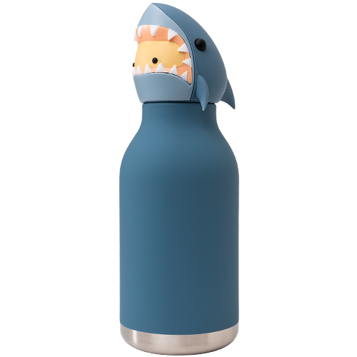 ASOBU Bestie Bottle – Shark – 16oz – 3" X 7.5"