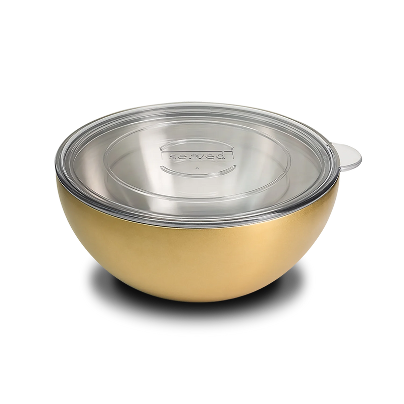 Served Vacuum-Insulated Large Serving Bowl (2.5Q) - Golden