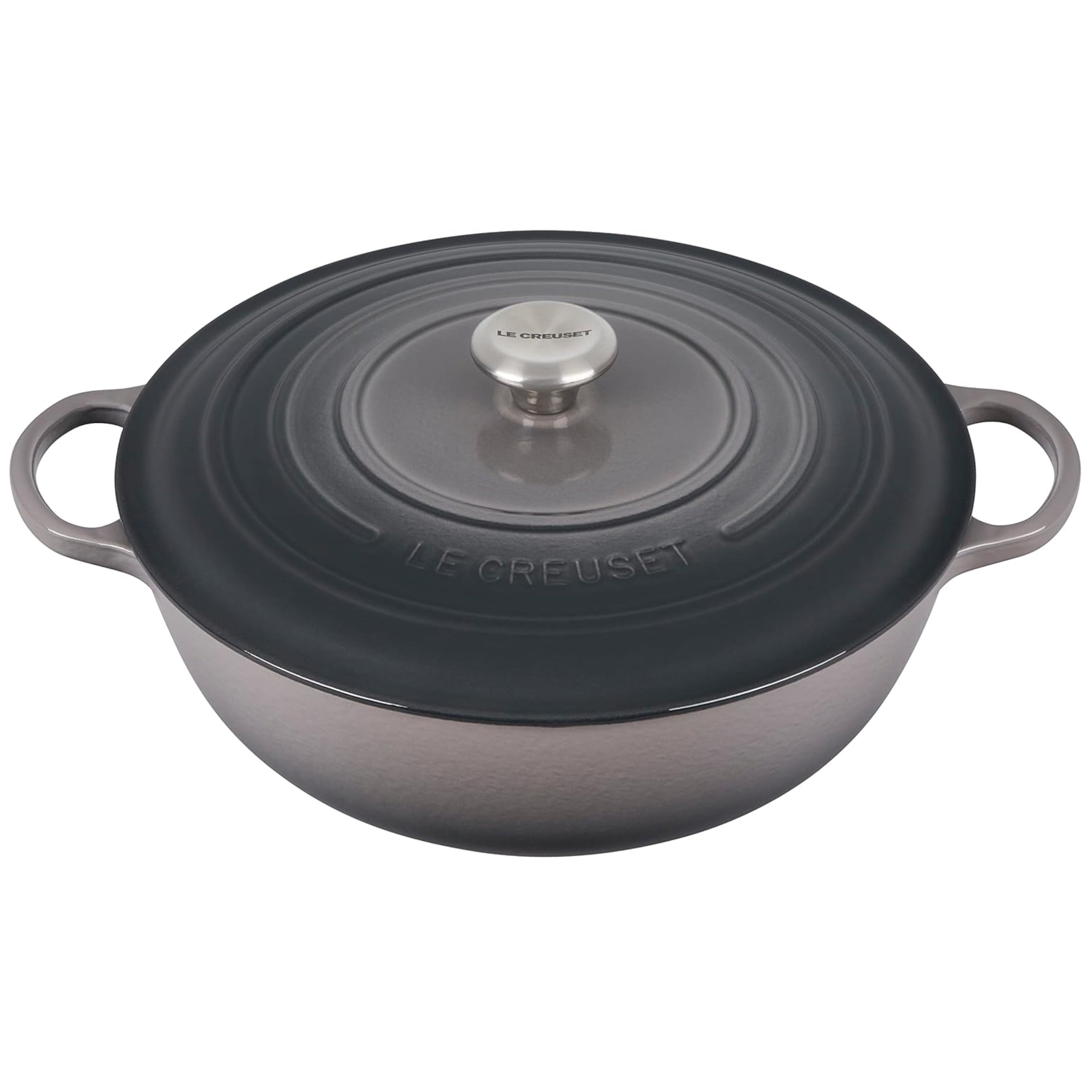 Le Creuset SPECIAL Round Cast Iron Signature Chef's Oven – 7.5 QT – Oyster