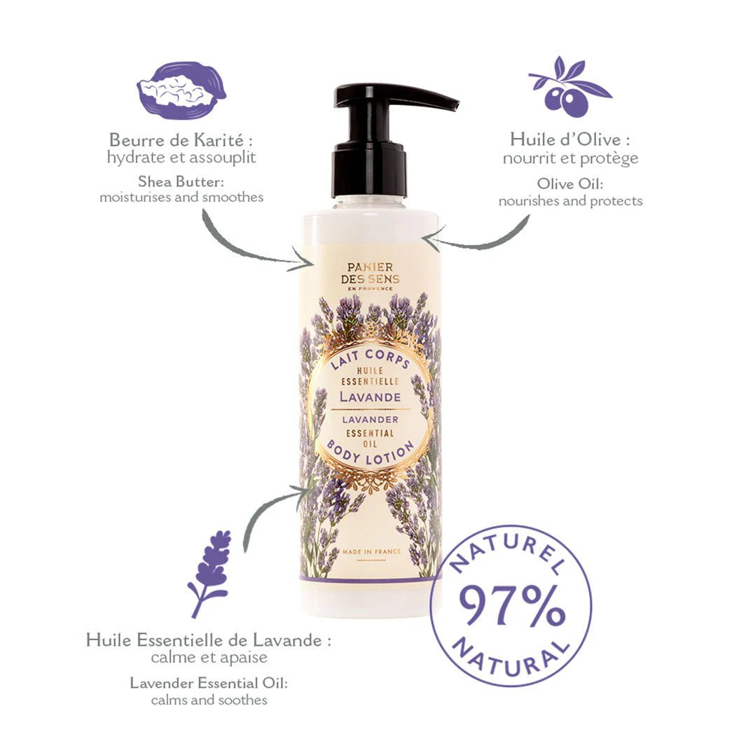 Panier Des Sens Shea Butter Body Lotion – Relaxing Lavender - 8.5oz